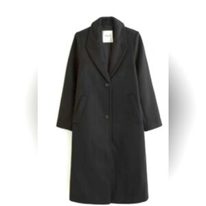 Abercrombie 
Wool-Blend Tailored Topcoat great condition